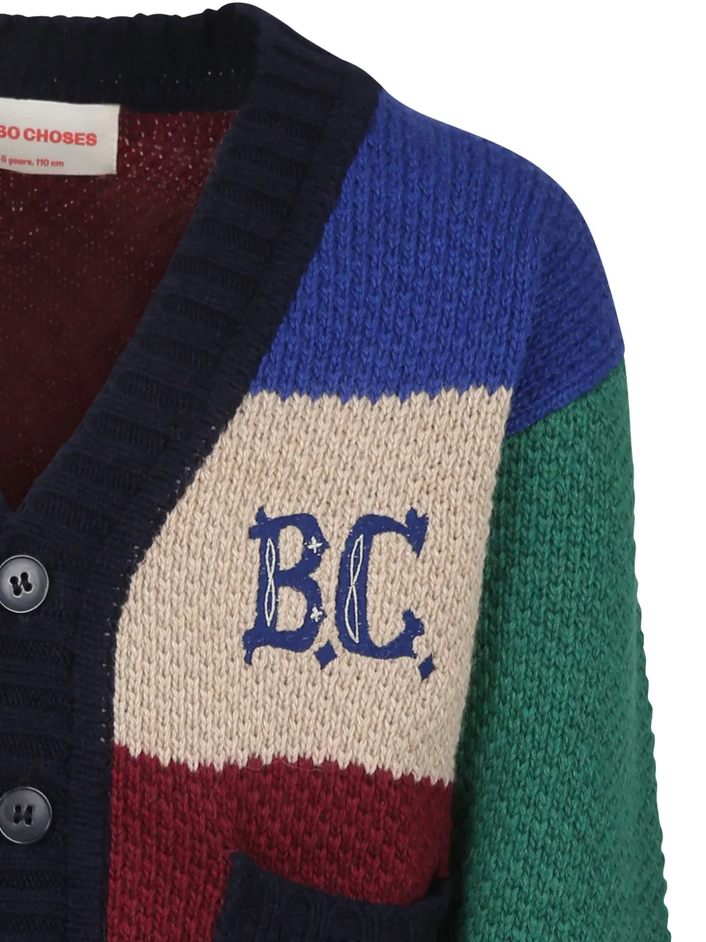 Bobo Choses Vest met colourblocking Zwart