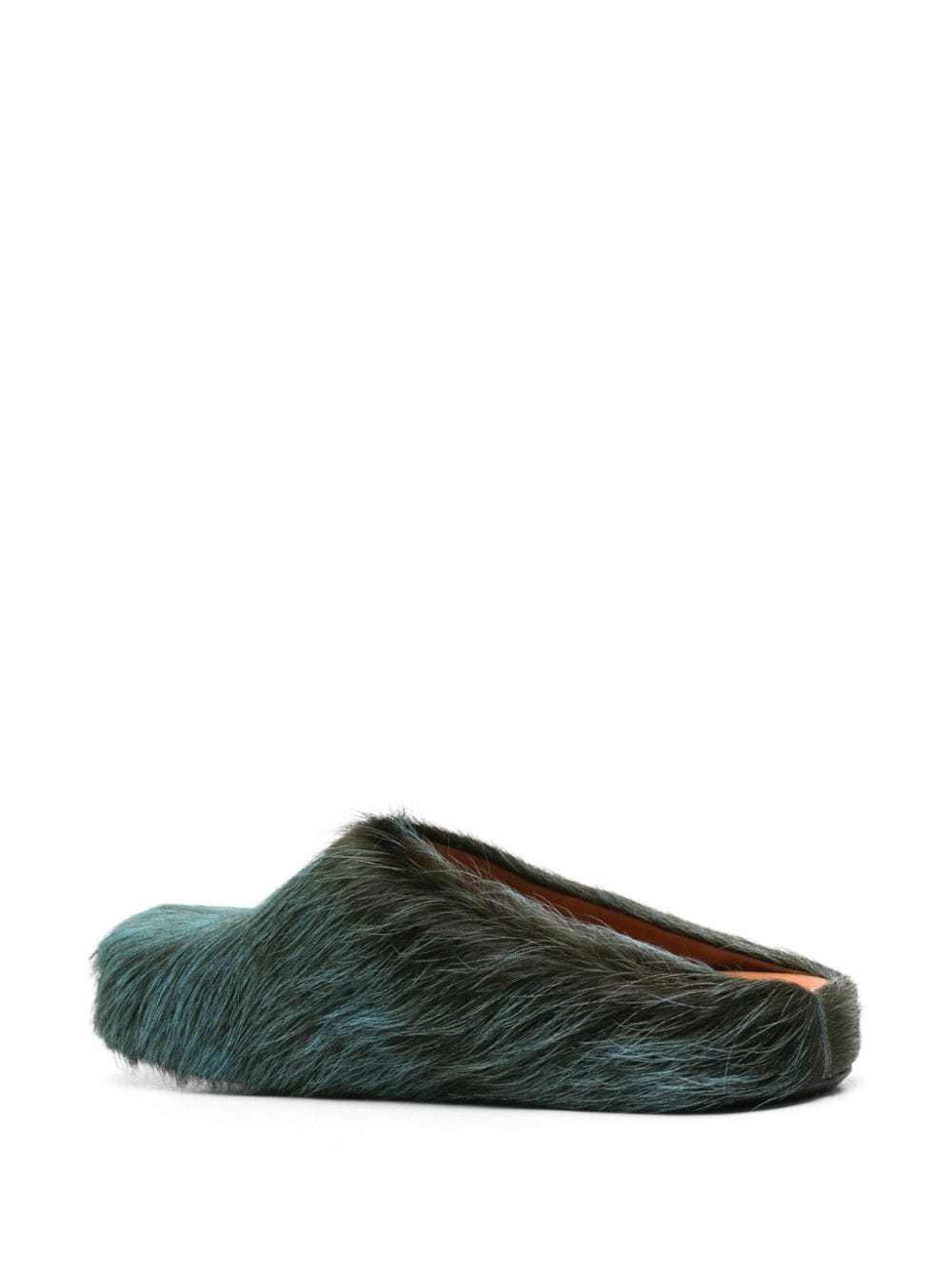 Shop Marni Fussbett Mules In Blue