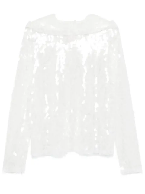 Norma Kamali sequin-embellished hoodie