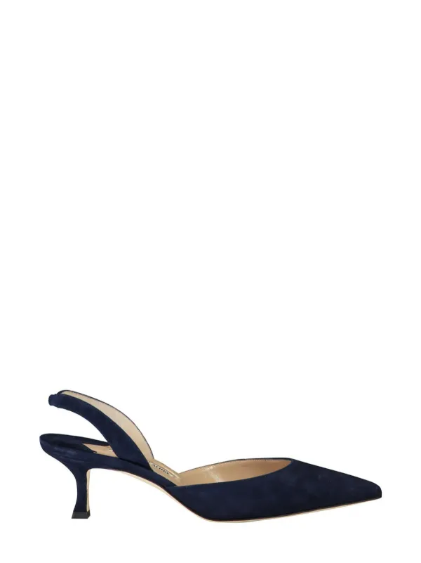 Manolo Blahnik Carolyne 50mm パンプス | ブルー | FARFETCH JP