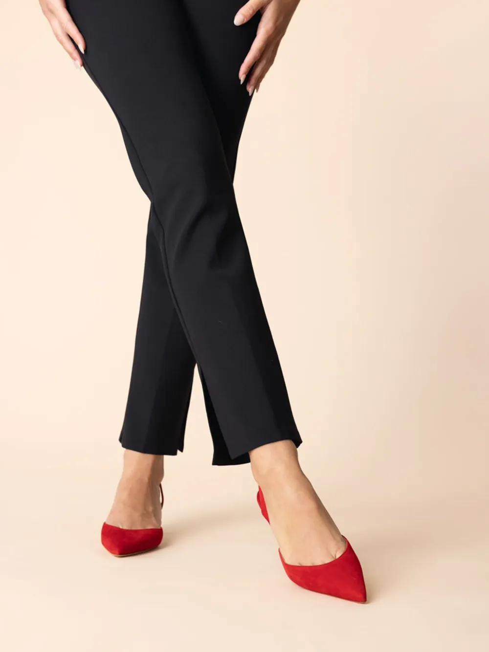 Manolo Blahnik 50mm Carolyne pumps Red
