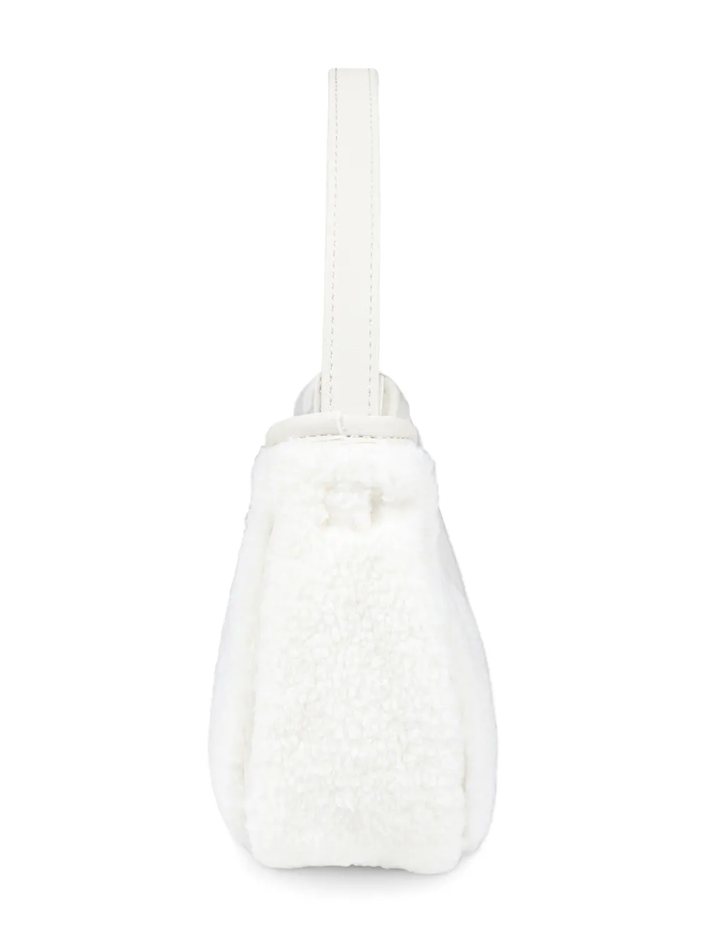 Calvin Klein Logo-patch Shoulder Bag In White