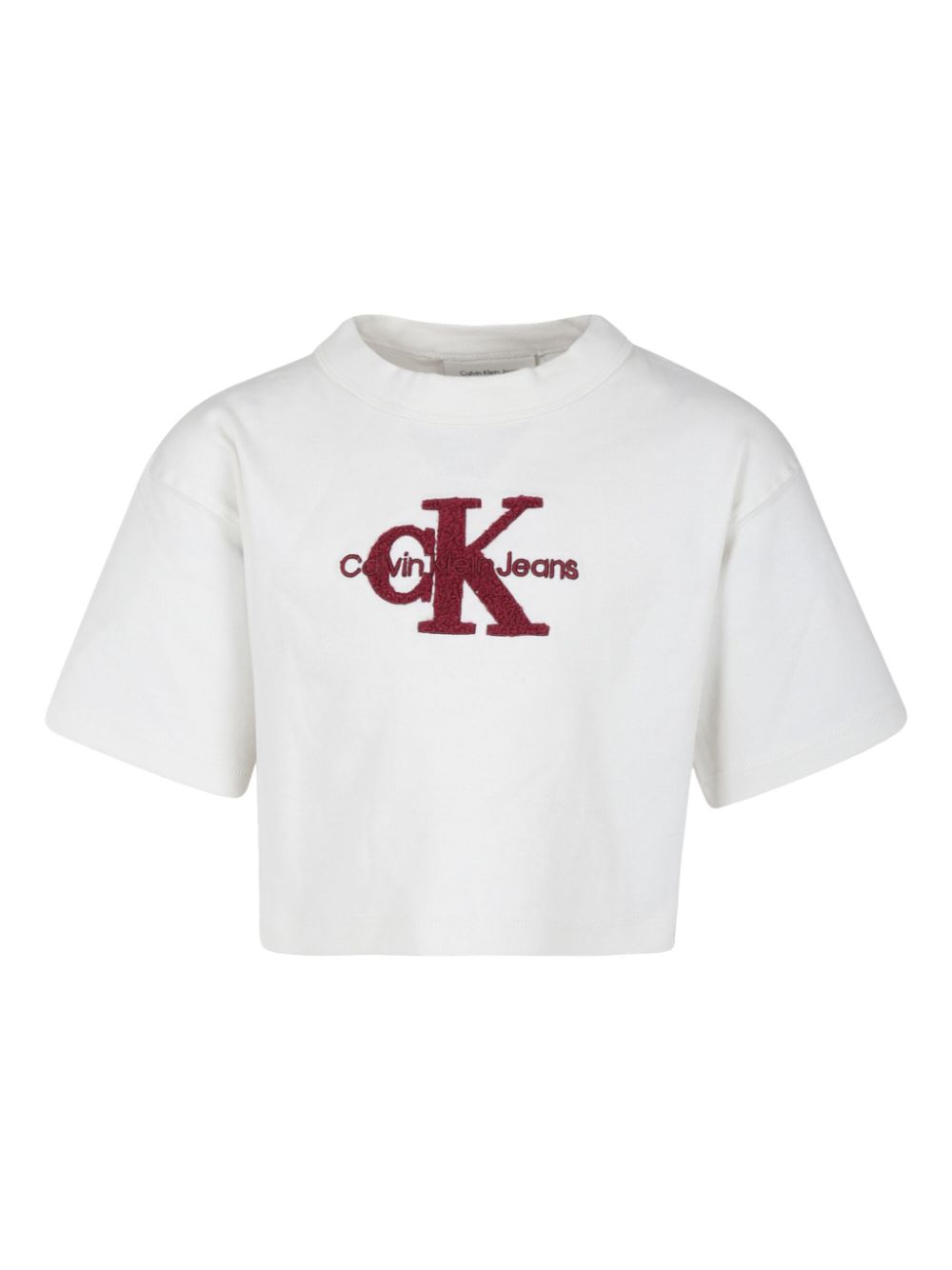 Calvin Klein Kids logo-print T-shirt - White