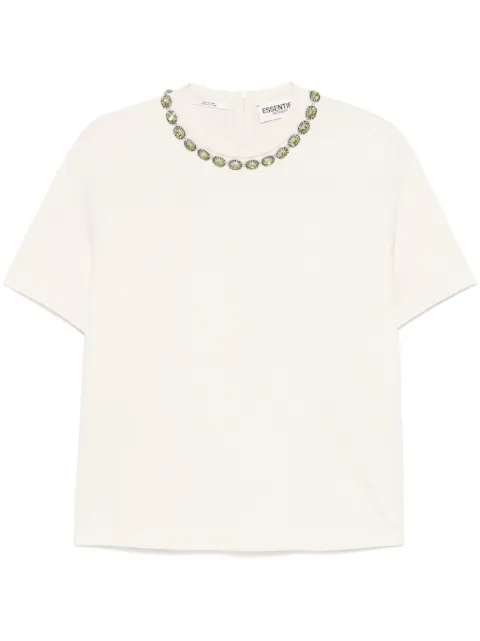 Essentiel Antwerp playera con detalles de strass