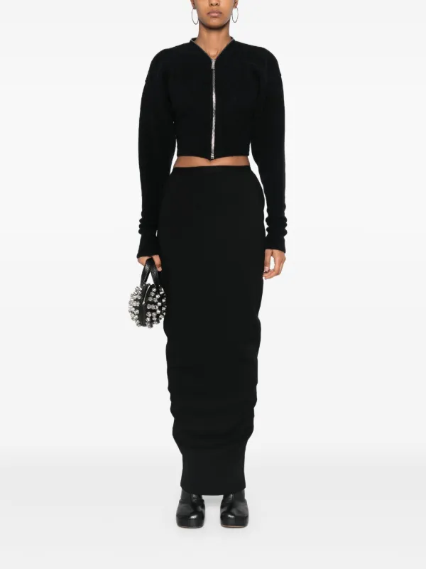 Rick Owens Pillar Maxi Skirt | Black | FARFETCH