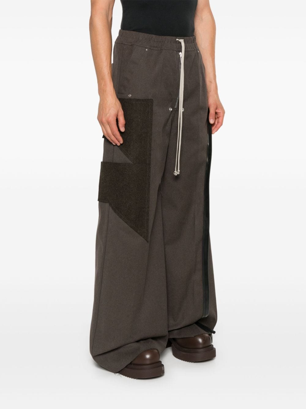 Shop Rick Owens Bela Trousers In Brown