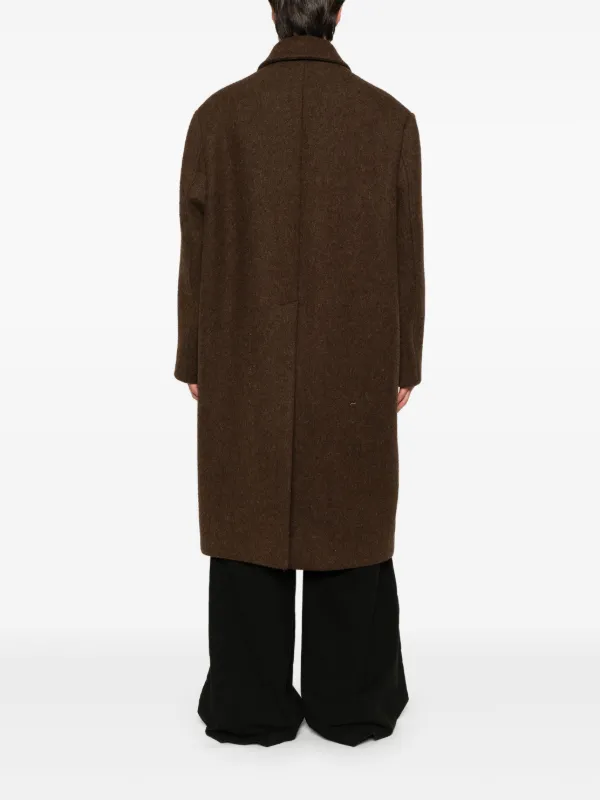 Rick Owens Jumbo Mac コート | ブラウン | FARFETCH JP