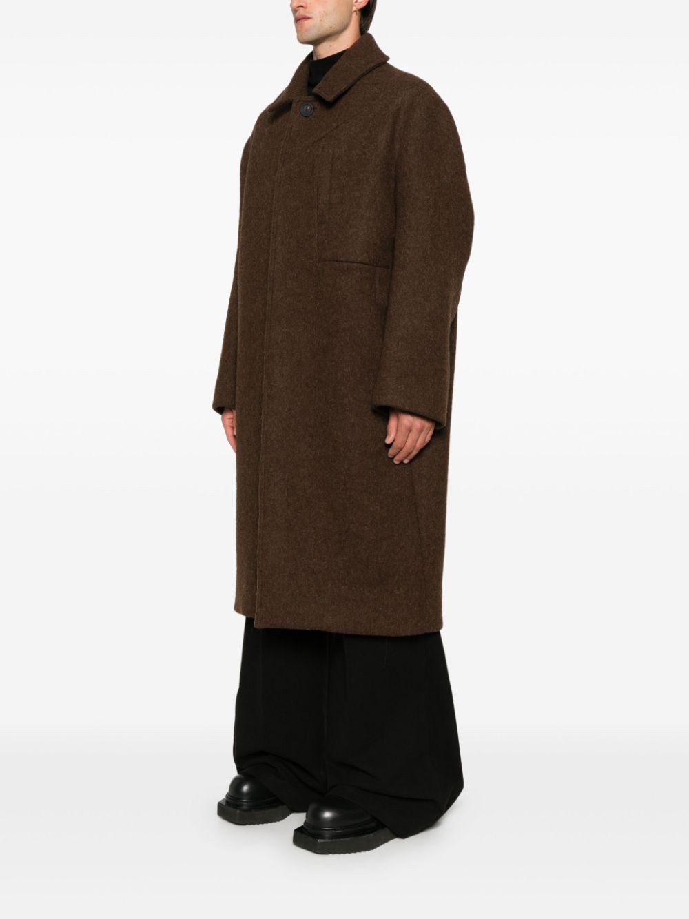 Rick Owens Jumbo Mac jas Bruin