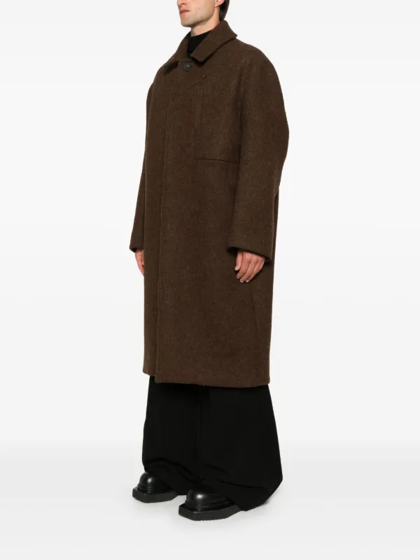 Rick Owens Jumbo Mac コート | ブラウン | FARFETCH JP