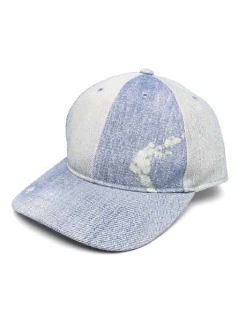 OUR LEGACY denim-print cap Men