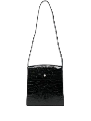 ourlegacy Drip ショルダーバッグ Our Legacy - Drip Bag Malleable Black Bull Hide