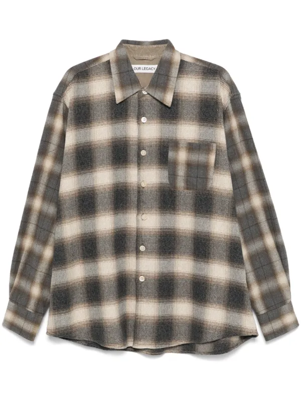OUR LEGACY Above Shirt | Brown | FARFETCH GE