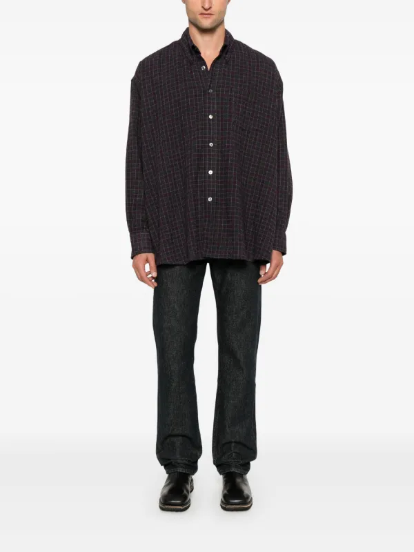 OUR LEGACY Borrowed BD Shirt | Purple | FARFETCH AO 