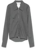 OUR LEGACY Slim Zip shirt - Grey