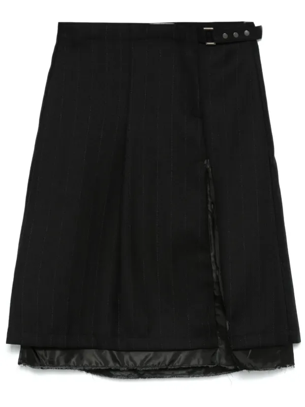 OUR LEGACY Clasp Mini Skirt in Black