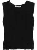 OUR LEGACY Ragged vest - Black