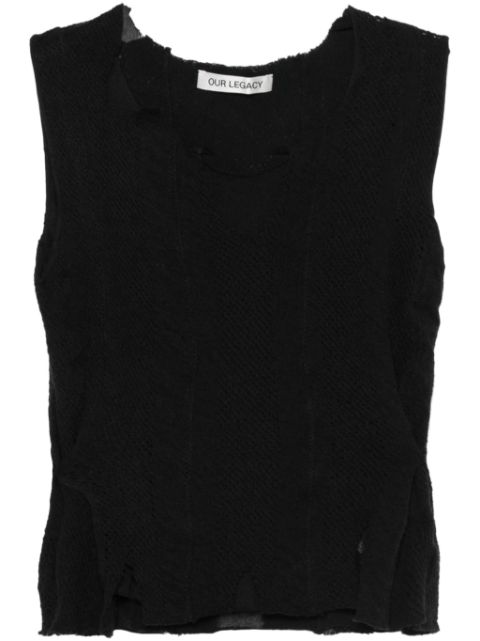 OUR LEGACY Ragged vest Women