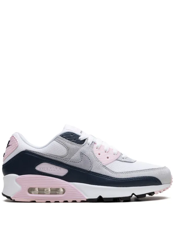 Nike Air Max 90 Pink Foam Armory Navy Sneakers WeiB FARFETCH DE