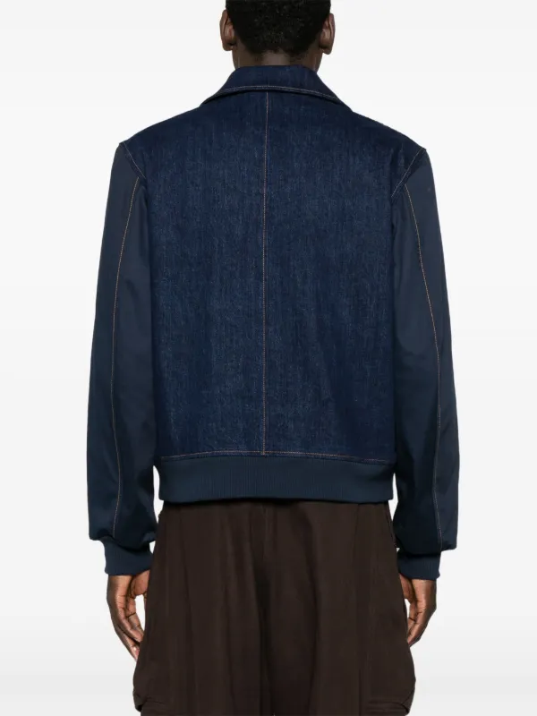 [わい]WALES BONNER Varsity Jacket Wales Bonner Sky Varsity Jacket Tan Navy | SOMEWHERE®