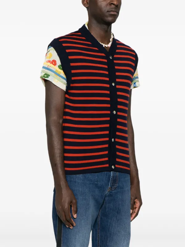 Wales Bonner Kamau カーディガン | ブルー | FARFETCH JP