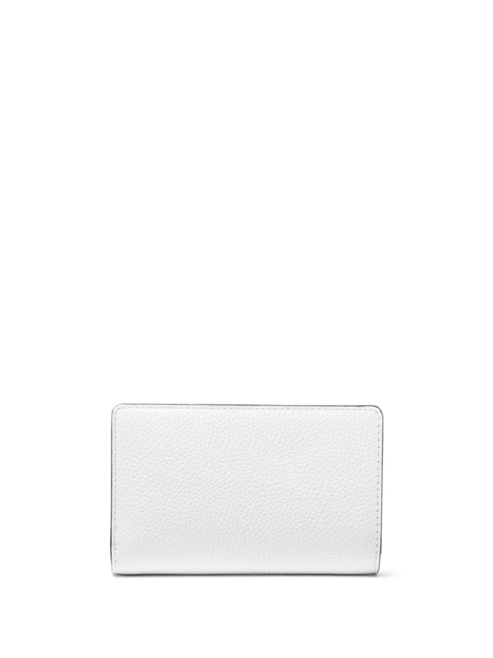 Shop Michael Michael Kors Medium Empire Wallet In ホワイト