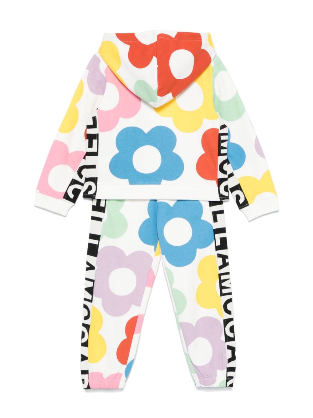 Stella McCartney Kids floral-print tracksuit - Wit