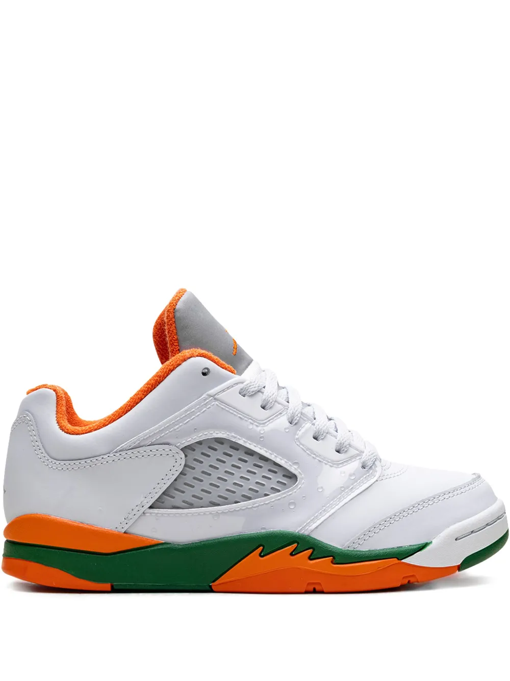 Jordan Air 5 Low "Miami Hurricanes" sneakers White