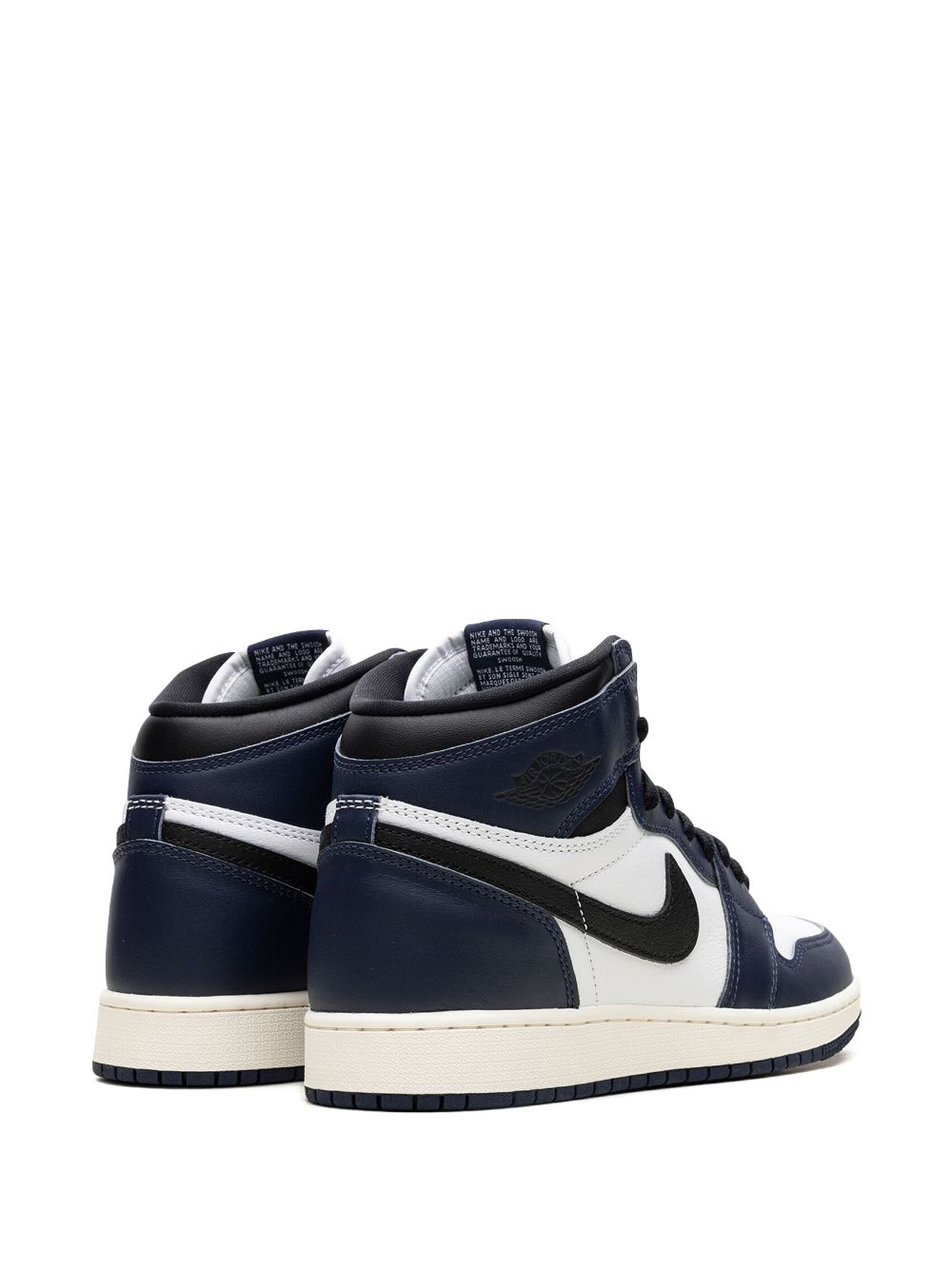 Jordan Kids Air Jordan 1 High OG "Navy" sneakers Blauw