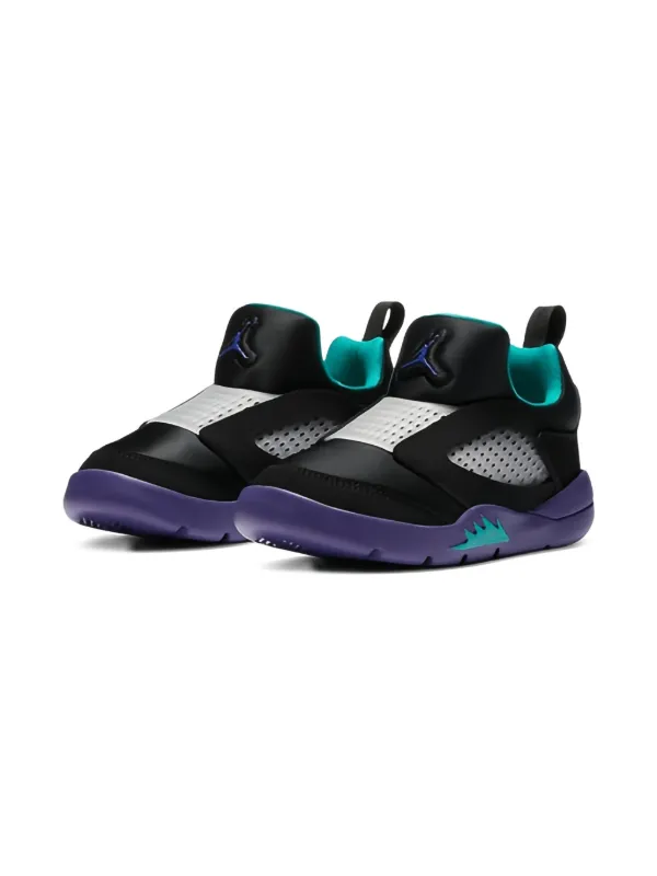 purple and black retro 5