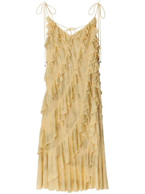 Burberry Crystal Paisley midi dress Women