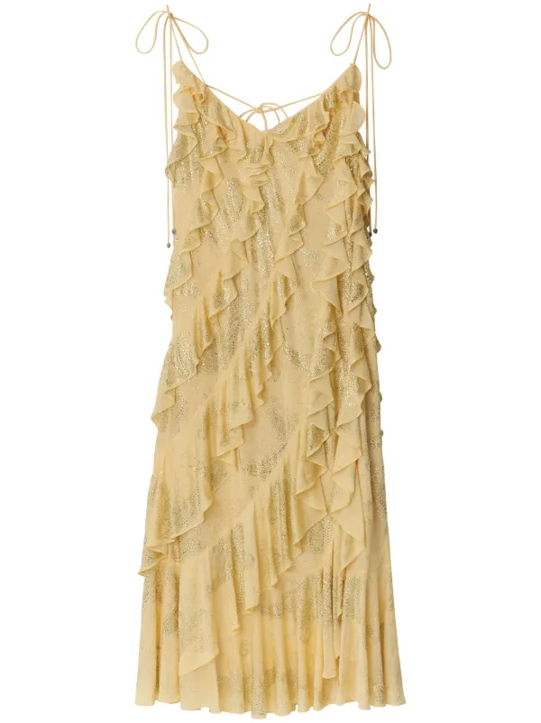 burberry dress gold