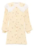 Alessandra Rich floral-print dress - Yellow