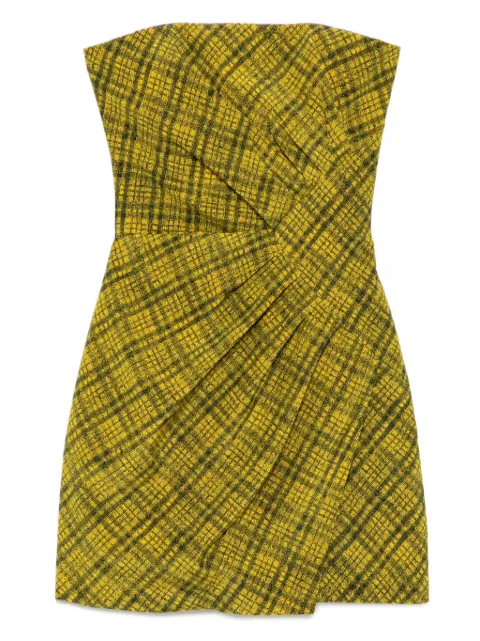 Alessandra Rich check dress