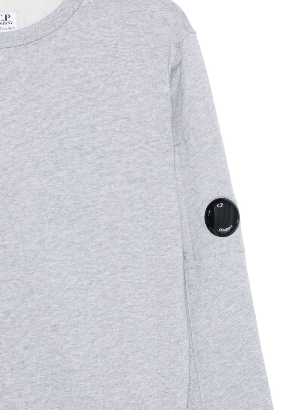 C.P. COMPANY LENS-DETAILED SWEATSHIRT 