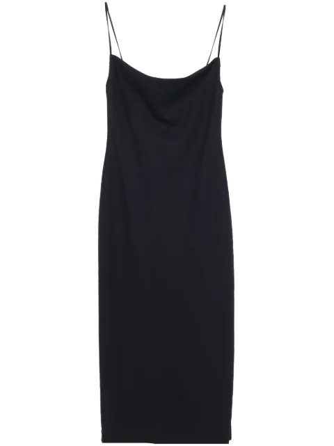 Carven silk spaghetti-strap dress