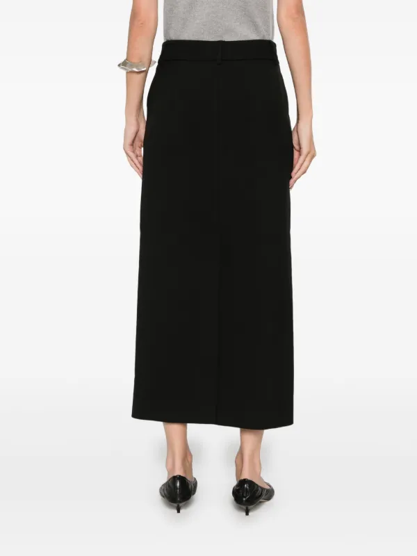 ワンピース PESERICO Women Mid Skirts S0266601979 305 Black Peserico straight-cut Midi Skirt | Black | FARFETCH