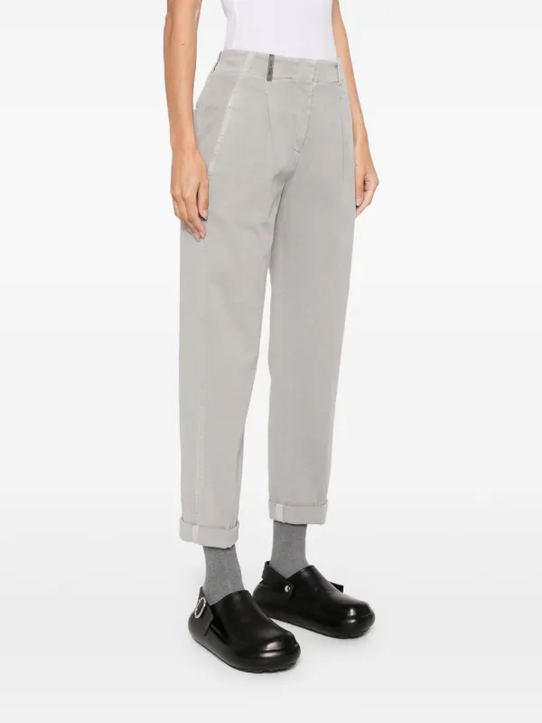 PESERICO パンツ Peserico テーパードパンツ | グレー | FARFETCH JP