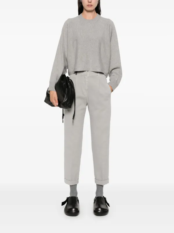 Peserico テーパードパンツ | グレー | FARFETCH JP