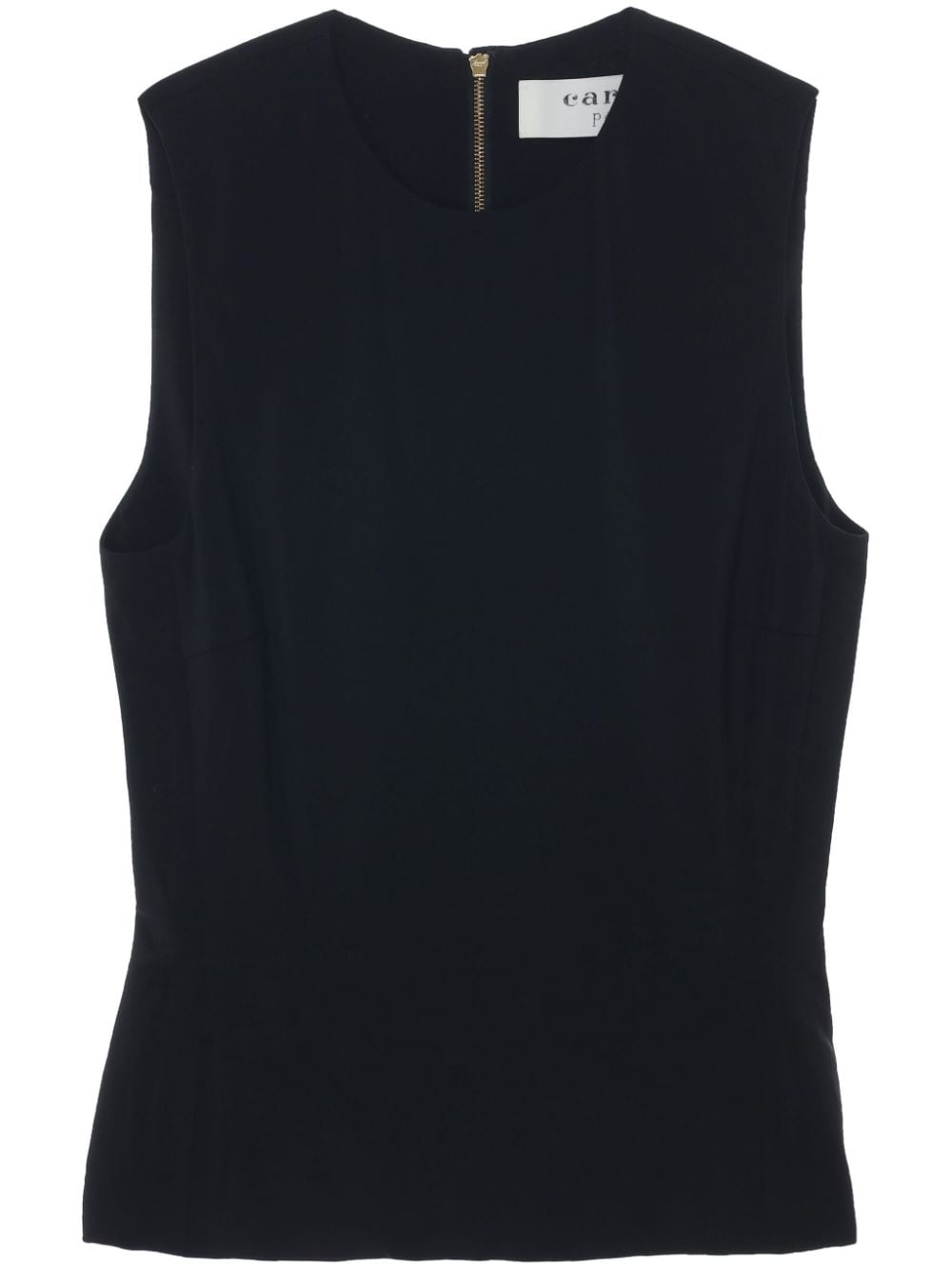 STRETCH-JERSEY CREPE TOP