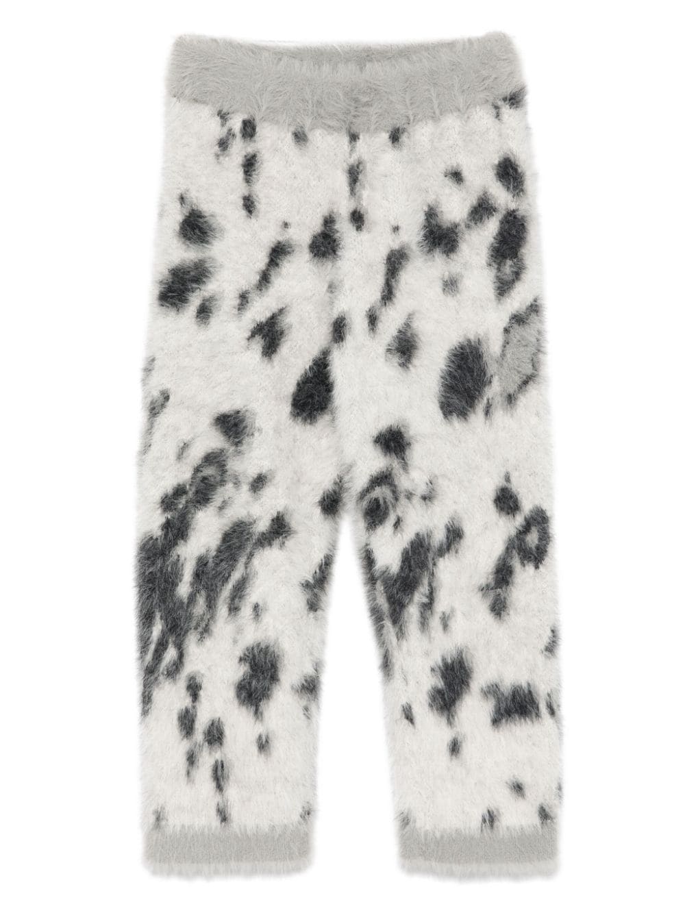 Stella McCartney Kids Pantaloni con effetto spazzolato - Grigio