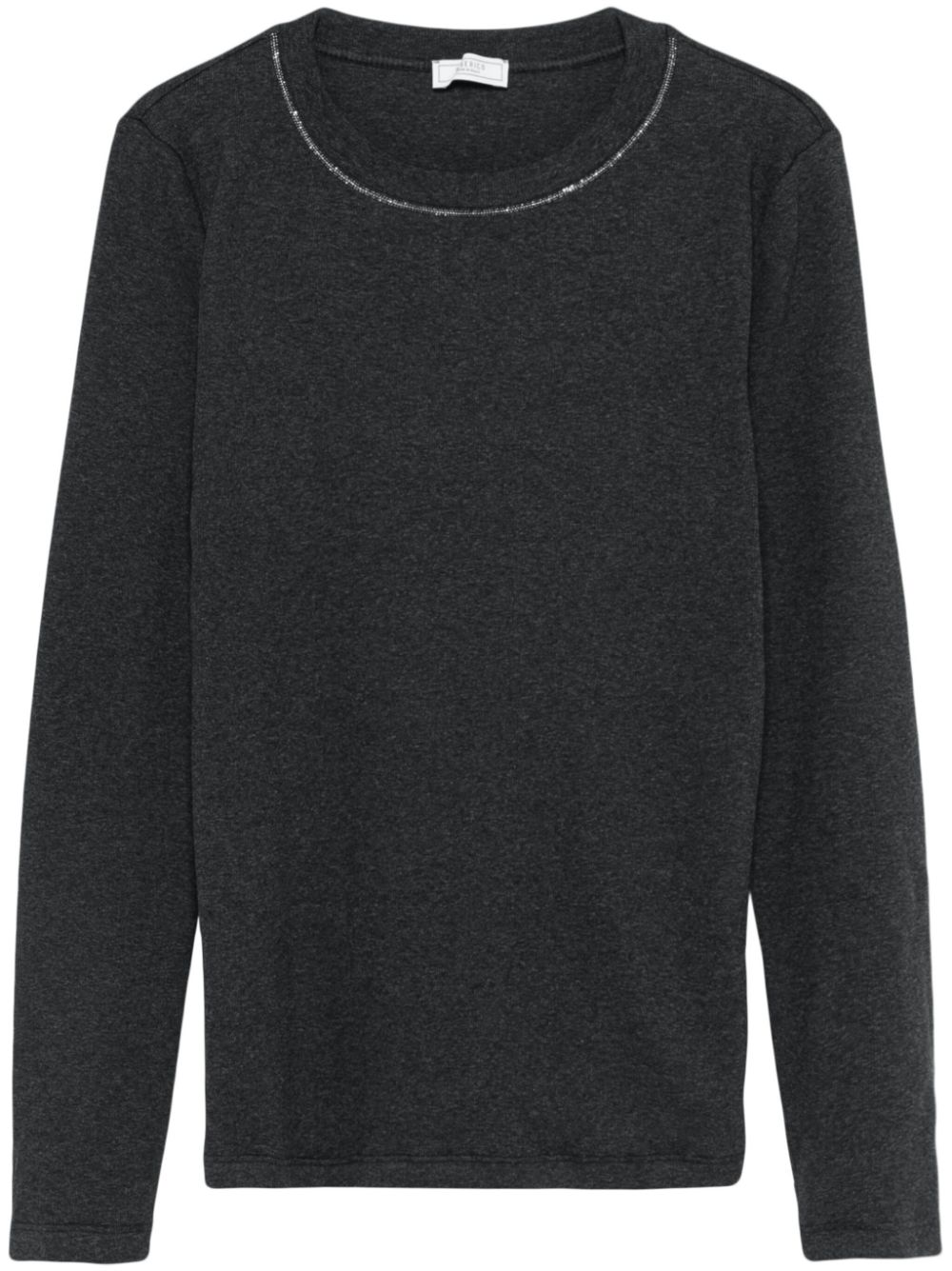 Peserico Punto Luce-trim jersey top - Grey