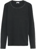 Peserico Punto Luce-trim jersey top - Grey