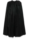 Simone Rocha pleated cabe midi dress - Black