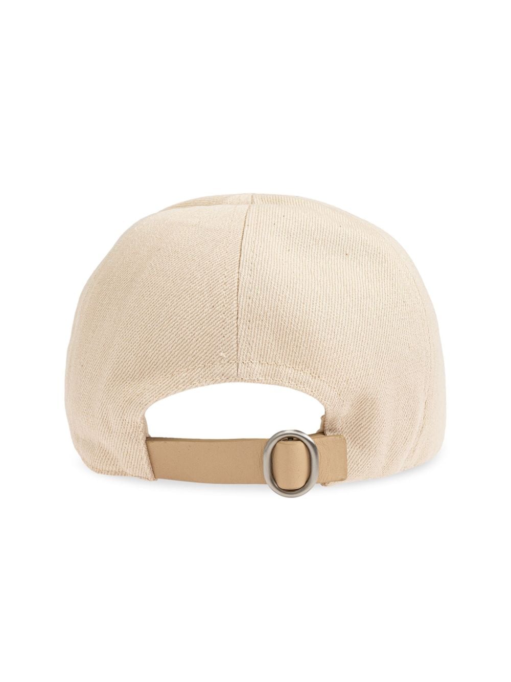 Shop Jil Sander Adjustable Cotton Cap In Neutrals