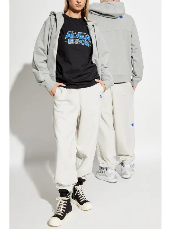 【関税込み】ADER error ブラック ロゴタグ ベスト Ader Error Logo Patch Stripe Detailing Jacket | Black | FARFETCH
