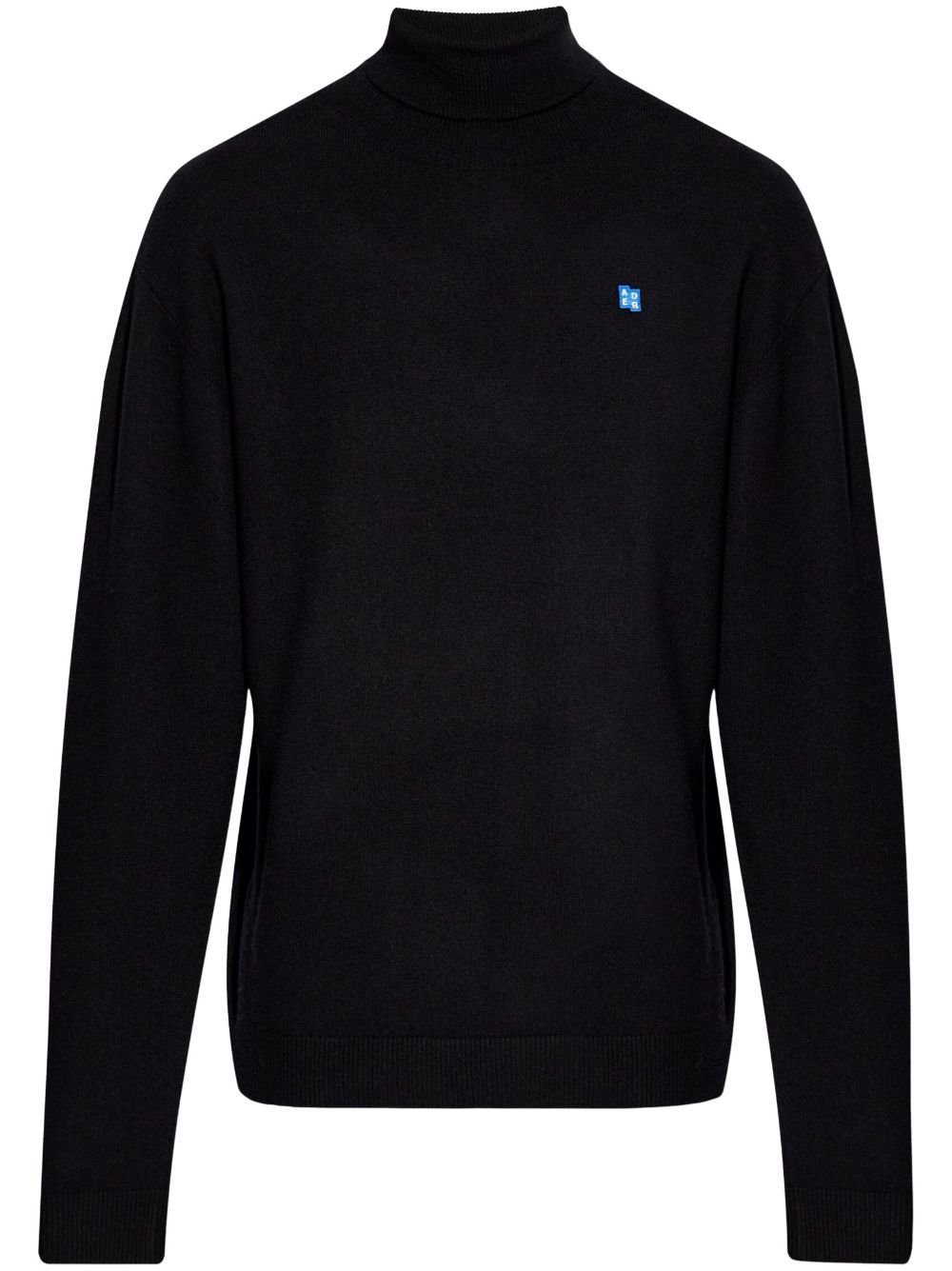 logo-patch knit jumper