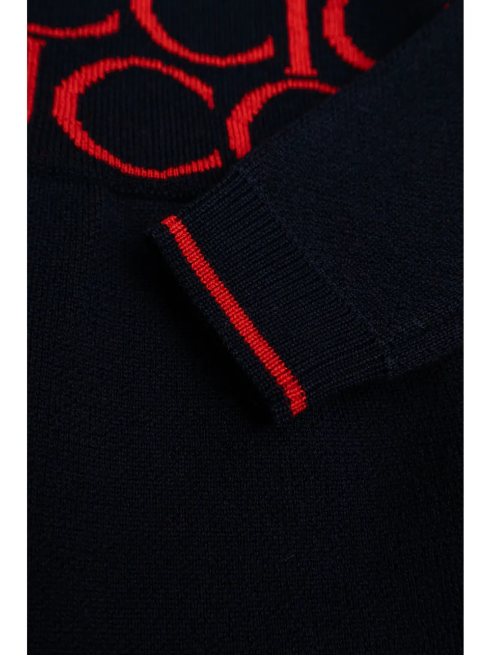 Gucci Kids Jurk met logo-jacquard Zwart