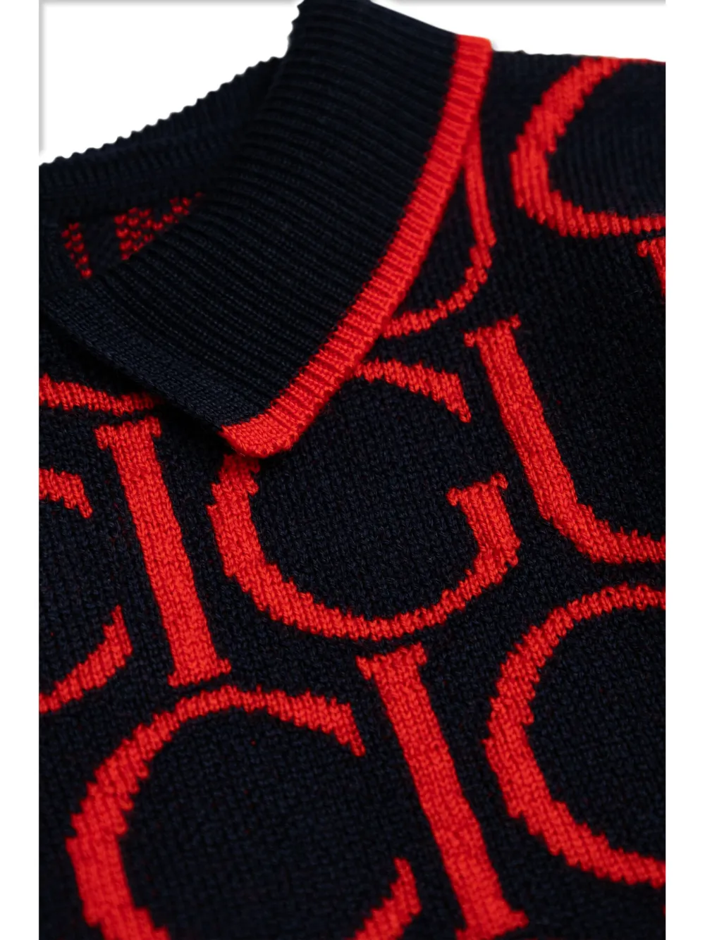 Gucci Kids Jurk met logo-jacquard Zwart