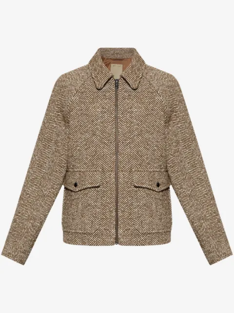 Woolrich 헤링본 패턴 재킷