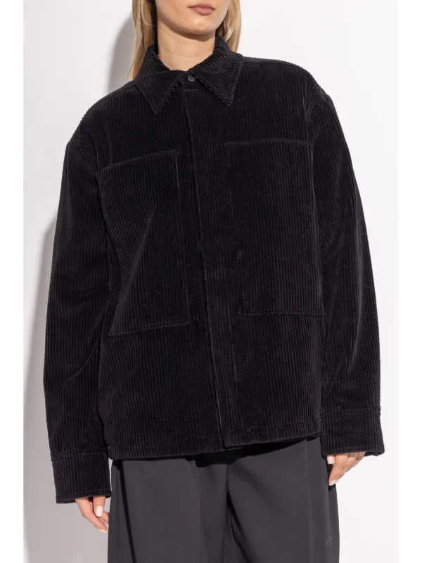 Jil Sander コーデュロイ シャツ | ブラック | FARFETCH JP